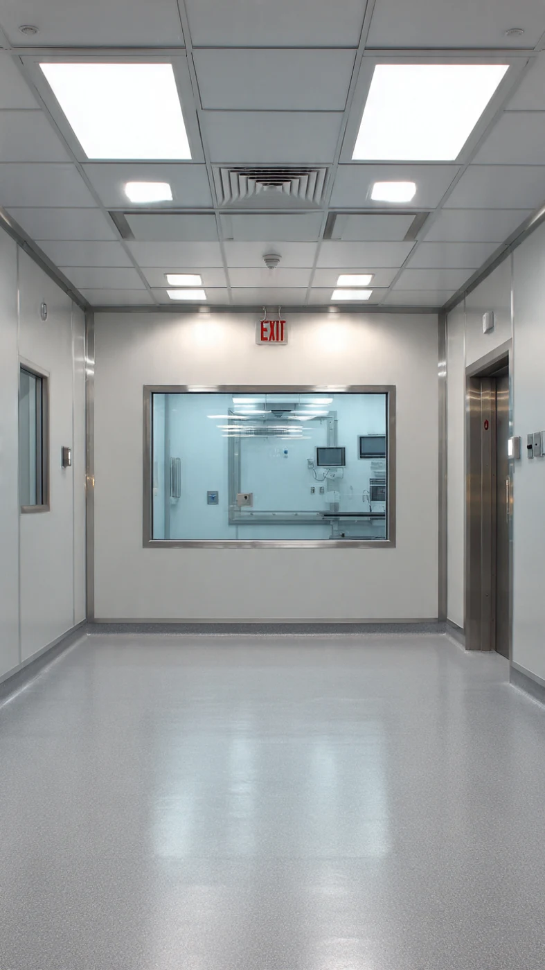 Completed hospital interior from the company project archive
